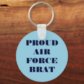 Sleutelhanger Proud Air Force Brat (Voorkant)