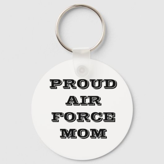 Sleutelhanger Proud Air Force mama (Voorkant)