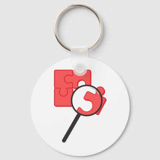 Sleutelhanger puzzelstukjes (Voorkant)