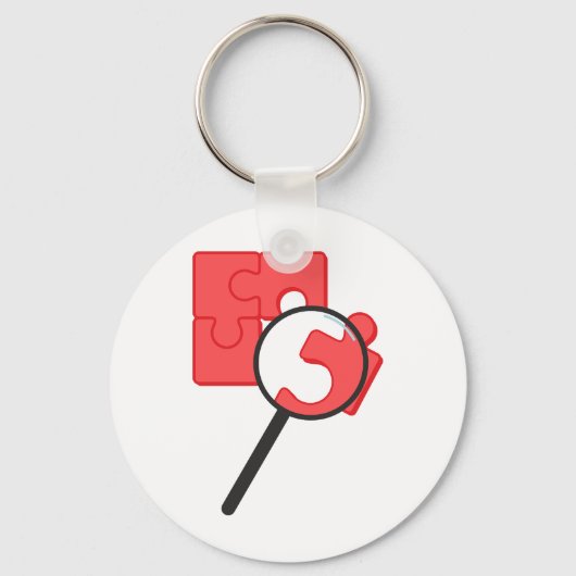 Sleutelhanger puzzelstukjes (Achterkant)