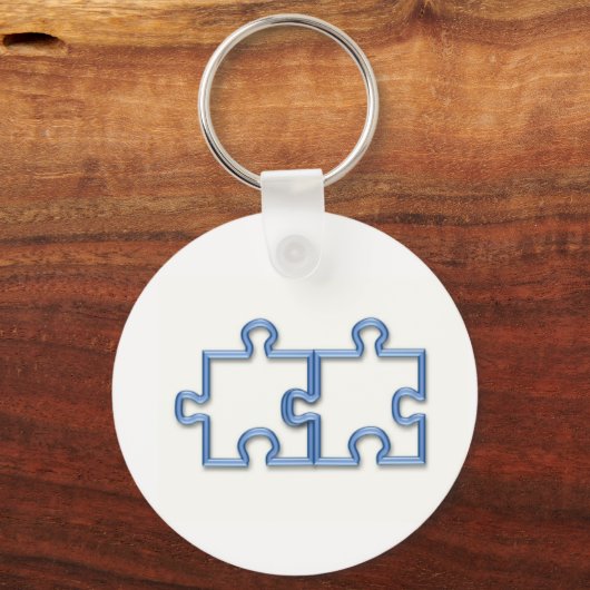 Sleutelhanger puzzelstukjes (Voorkant)