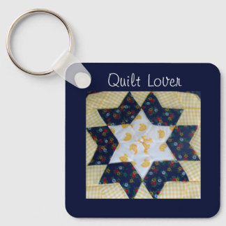 Sleutelhanger - Quiltliefhebber