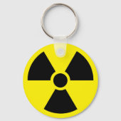 Sleutelhanger radioactief symbool (Voorkant)