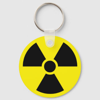 Sleutelhanger radioactief symbool