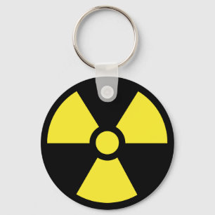Sleutelhanger radioactief symbool