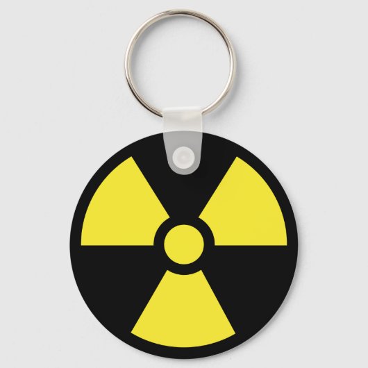 Sleutelhanger radioactief symbool (Voorkant)
