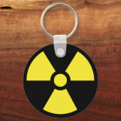 Sleutelhanger radioactief symbool (Voorkant)