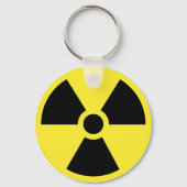 Sleutelhanger radioactief symbool (Voorkant)