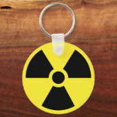 Sleutelhanger radioactief symbool (Voorkant)
