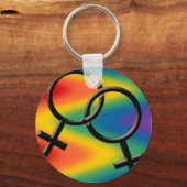 Sleutelhanger Rainbow Love Sleutelhanger,  Gay Pri (Voorkant)
