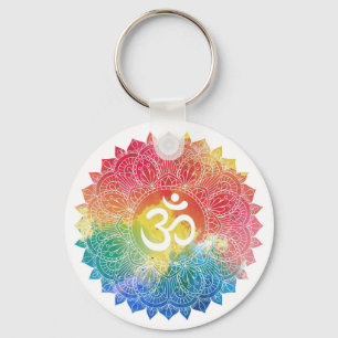 SLEUTELHANGER: RAINBOW MANDALA SLEUTELHANGER