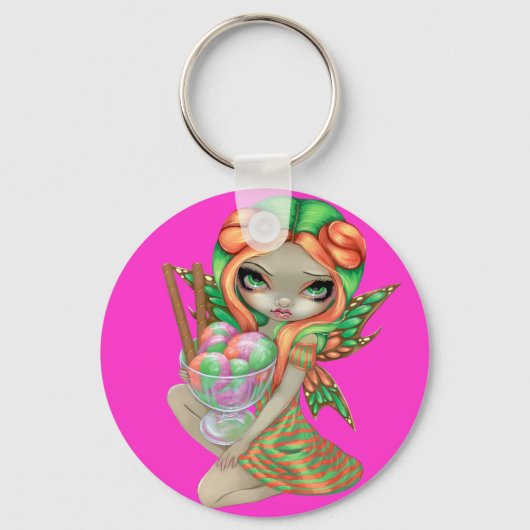 sleutelhanger "Rainbow Sherbet Fairy" (Voorkant)