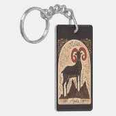 Sleutelhanger Ram Hemelse Zodiac Art (Voorkant Links)
