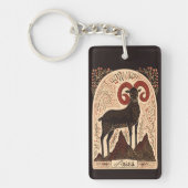 Sleutelhanger Ram Hemelse Zodiac Art (Voorkant)
