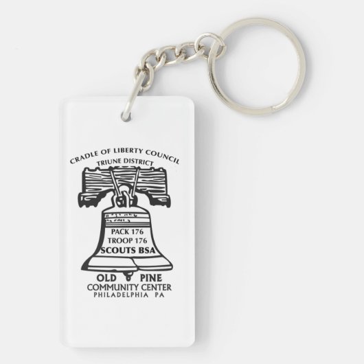 Sleutelhanger rechthoek - 176 (achterkant)