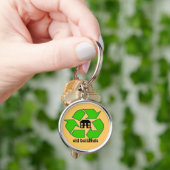 Sleutelhanger - Recyclen oude gebouwen (Hand)