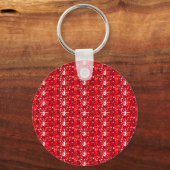 Sleutelhanger Red Glitter (Voorkant)