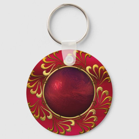 Sleutelhanger Red Gold Jewel (Voorkant)