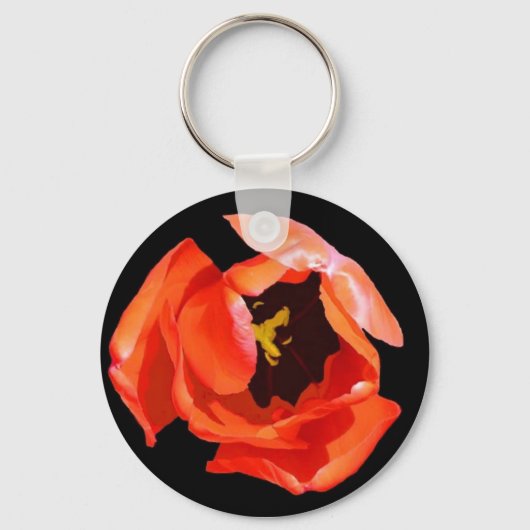 Sleutelhanger, "Red Tulip" Sleutelhanger (Voorkant)