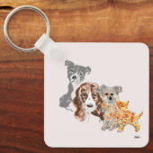 Sleutelhanger : Reizende Vrienden (Voorkant)