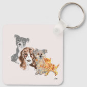 Sleutelhanger : Reizende Vrienden (Achterkant)