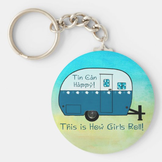 SLEUTELHANGER | Retro Camper Textured (Voorkant)