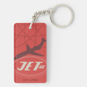 Sleutelhanger Retro-Jet-Age-Airliner (achterkant)