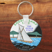 Sleutelhanger Rhode Island (Voorkant)