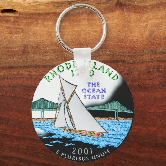 Sleutelhanger Rhode Island (Voorkant)