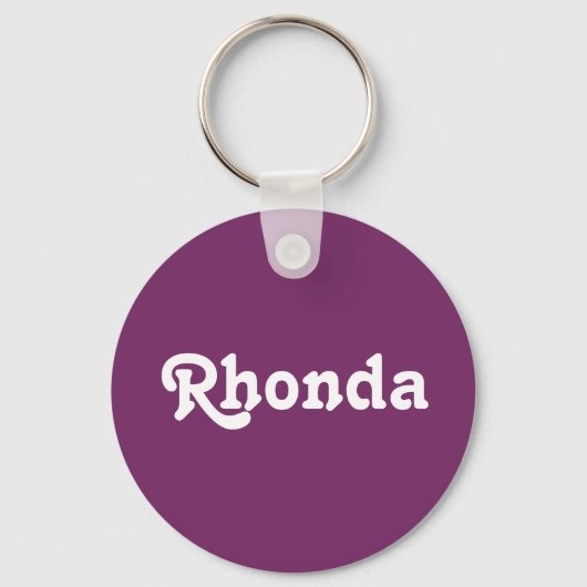 Sleutelhanger Rhonda (Voorkant)