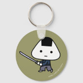 Sleutelhanger - RiceBall Samurai - GoldBack (Voorkant)