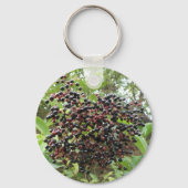 Sleutelhanger rijpende derbessen (Voorkant)