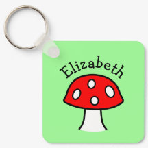 Sleutelhanger Rode paddenstoel