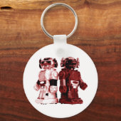 sleutelhanger rode robots (Voorkant)