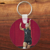 Sleutelhanger Rode School Pride Mascot Name (Achterkant)