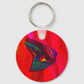 Sleutelhanger rode vlinder (Voorkant)