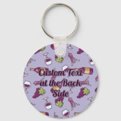 Sleutelhanger rode wijn (Achterkant)