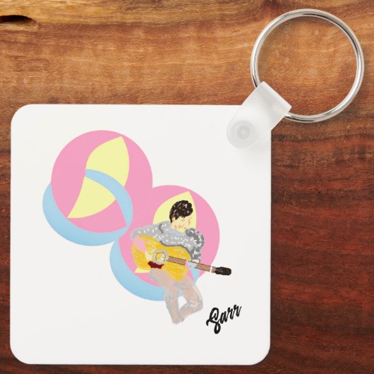 Sleutelhanger: Rollen Sleutelhanger (Achterkant)