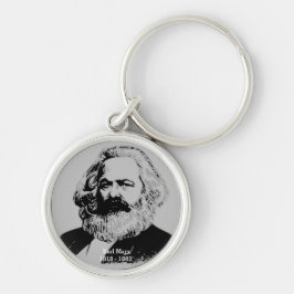 Sleutelhanger rond premium Karl Marx