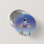 Sleutelhanger Ronde Button 3,2 Cm (Voorkant /achterkant)