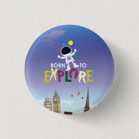 Sleutelhanger Ronde Button 3,2 Cm (Voorkant)