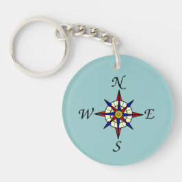 Sleutelhanger Roos compass