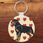 Sleutelhanger - Rottweiler (Voorkant)