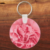 Sleutelhanger roze anjer dicht bij elkaar (Voorkant)