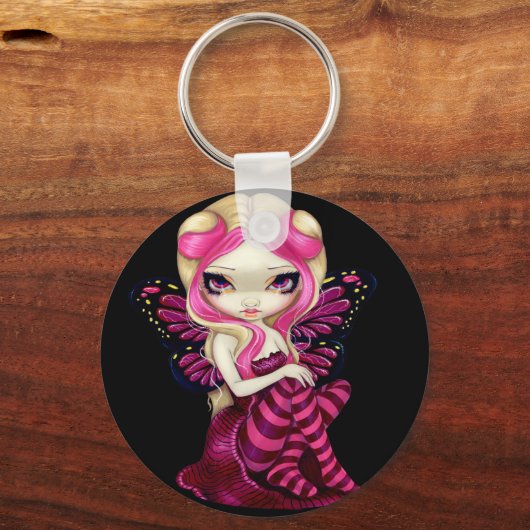 sleutelhanger "Roze bliksem" (Voorkant)