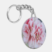 Sleutelhanger Roze bloemen (Voorkant Links)
