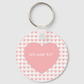 Sleutelhanger Roze Valentijn Gift ZIZAGO (Voorkant)