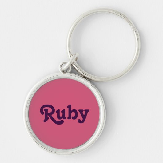 Sleutelhanger Ruby (Voorkant)