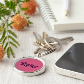 Sleutelhanger Ruby (Zijkant)