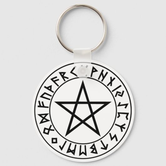 sleutelhanger Rune Pentacle (Voorkant)